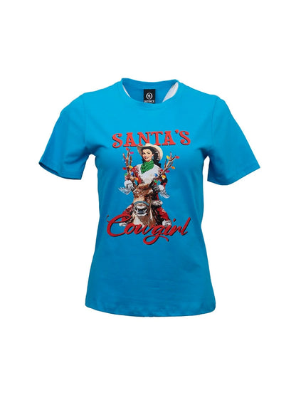 Ladies Santas Cowgirl Shirt