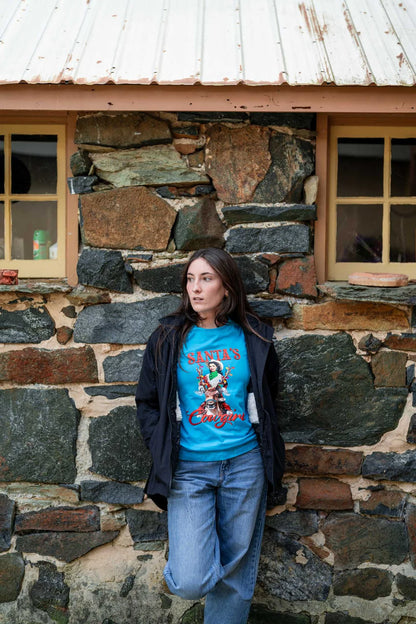 Ladies Santas Cowgirl Shirt