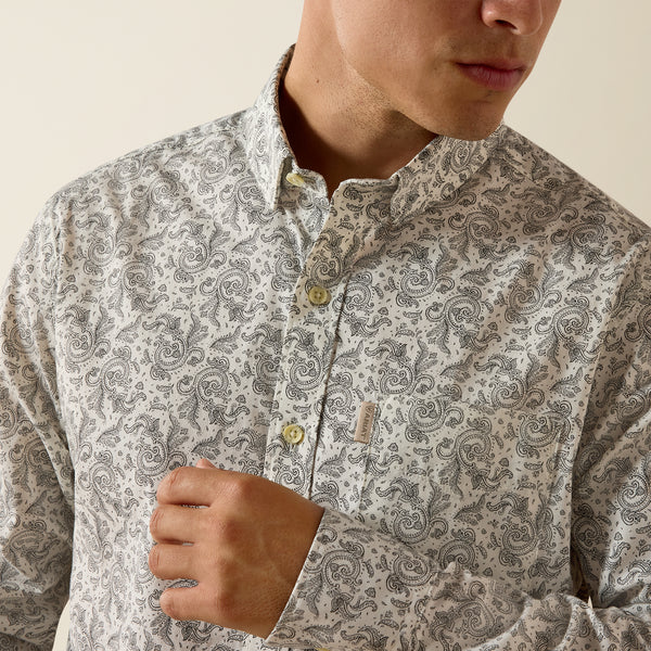 Mens Retro Fit Western Shirt