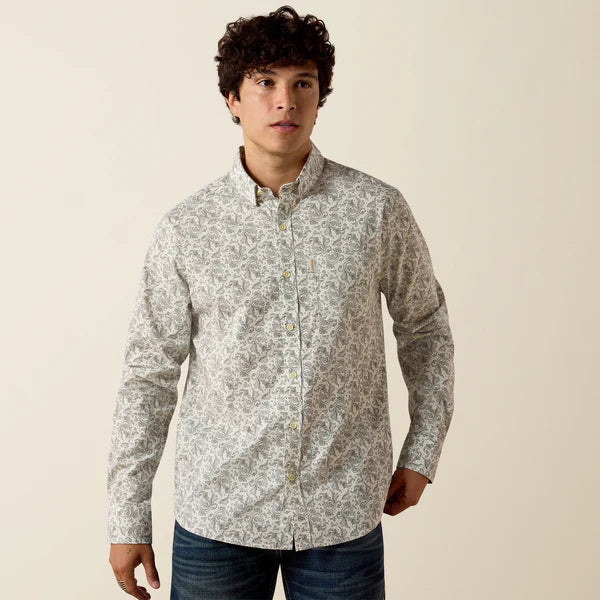 Mens Retro Fit Western Shirt