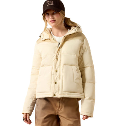 Frontier Parchment Irish Cream Puffer Jacket