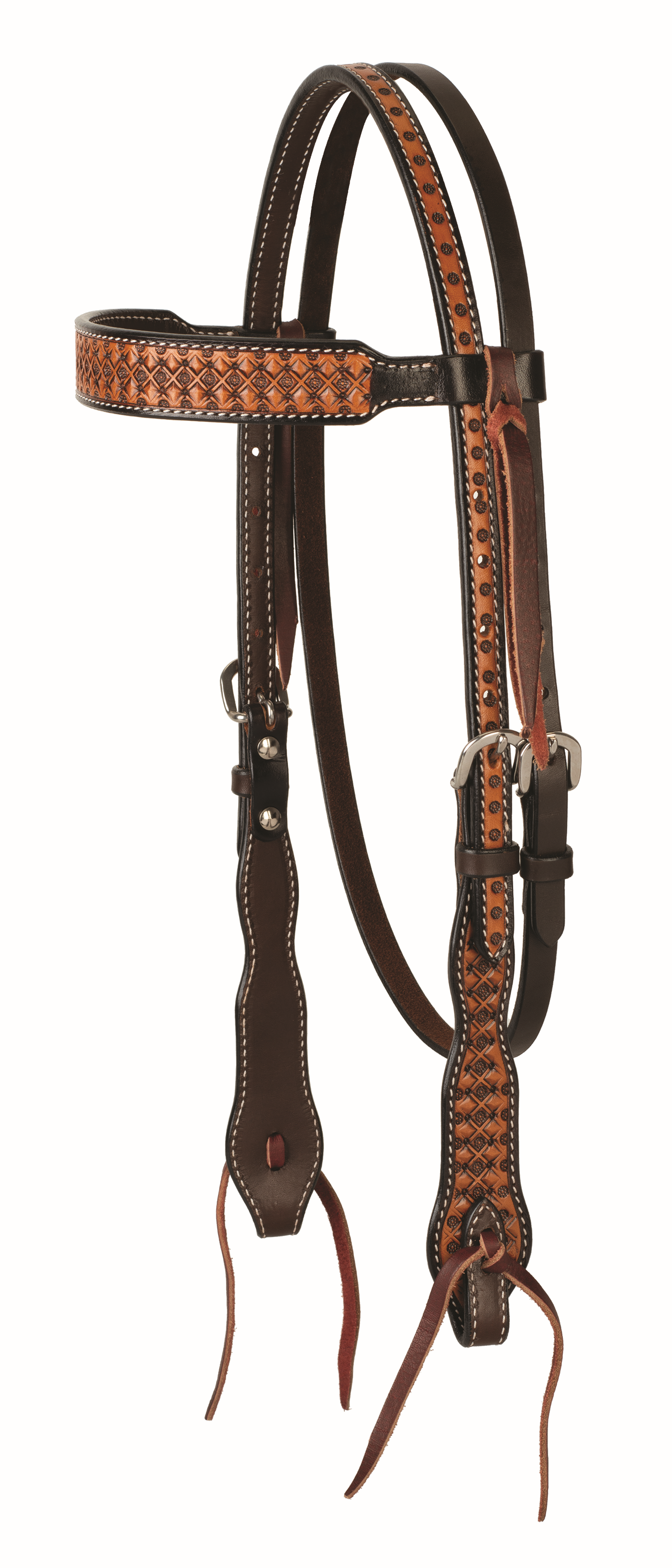 Floret Tooled Headstall