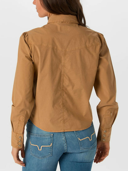 Ladies Annie Crop Snap Shirt