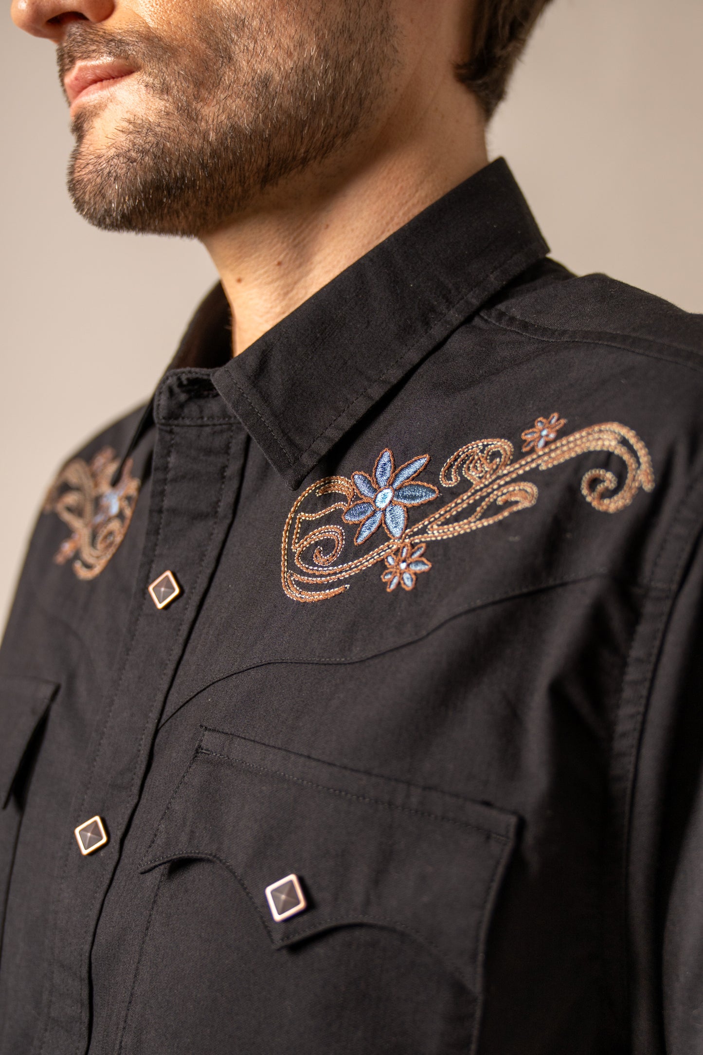 Men's Short Sleeve Leland - Black