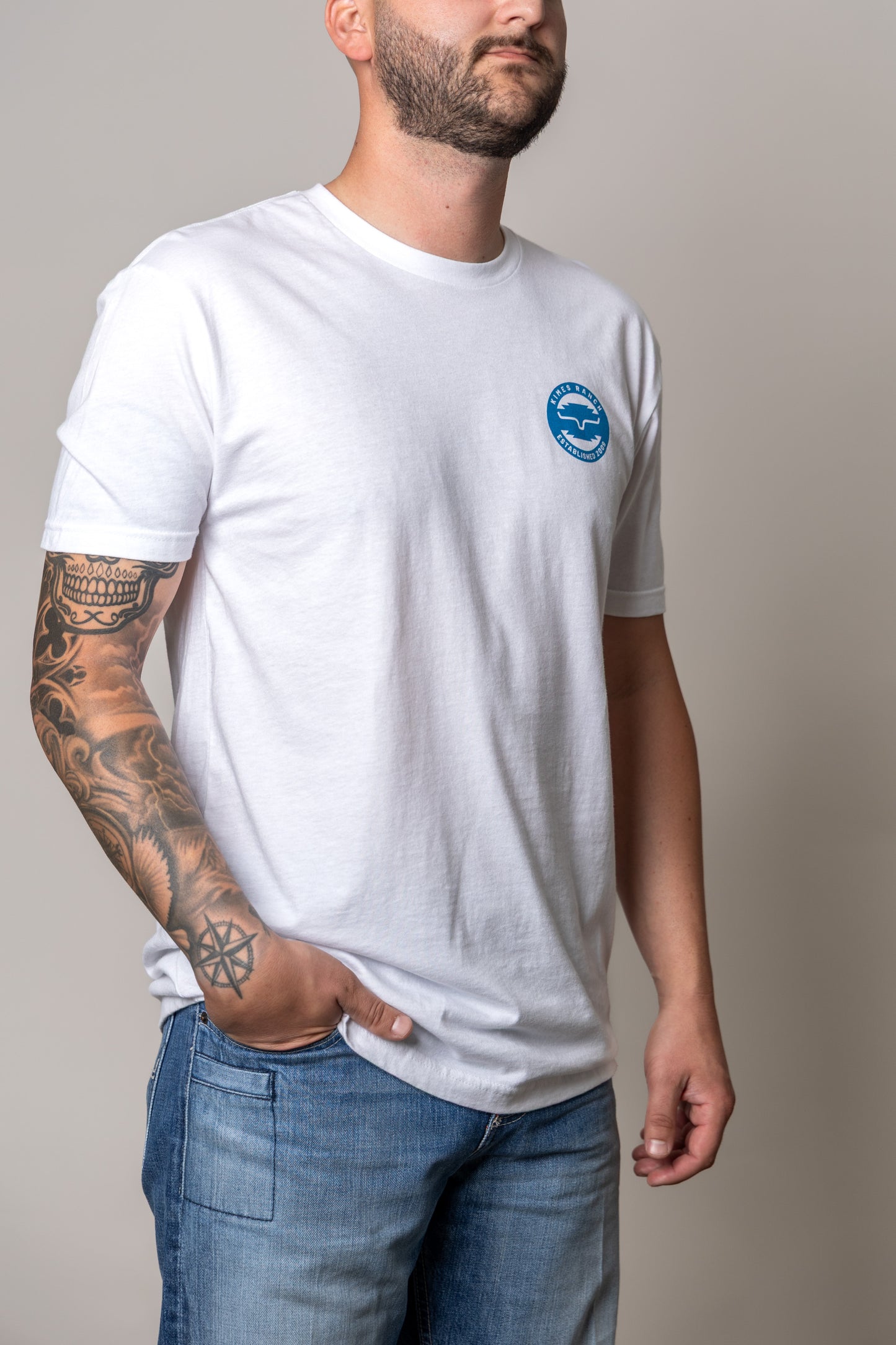 Mens Tshirt Wood Stamp