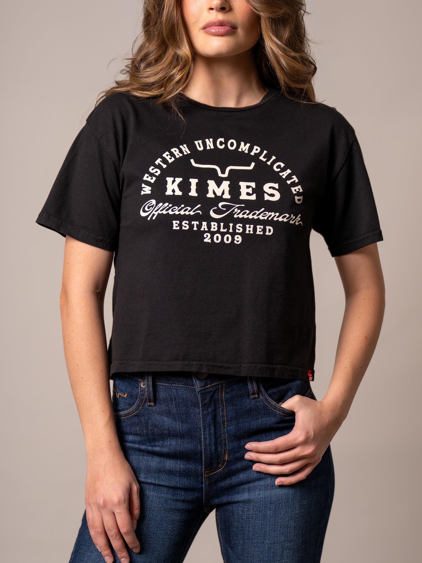 Ladies Heavy Text Tshirt