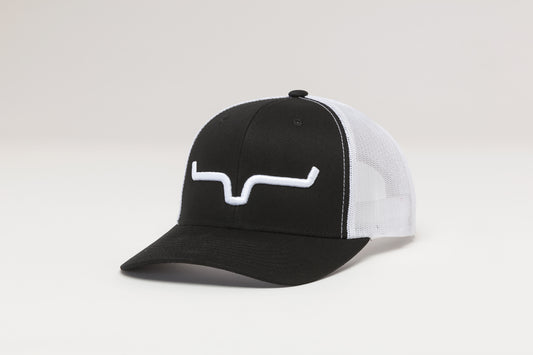 Weekly Trucker- Black/White