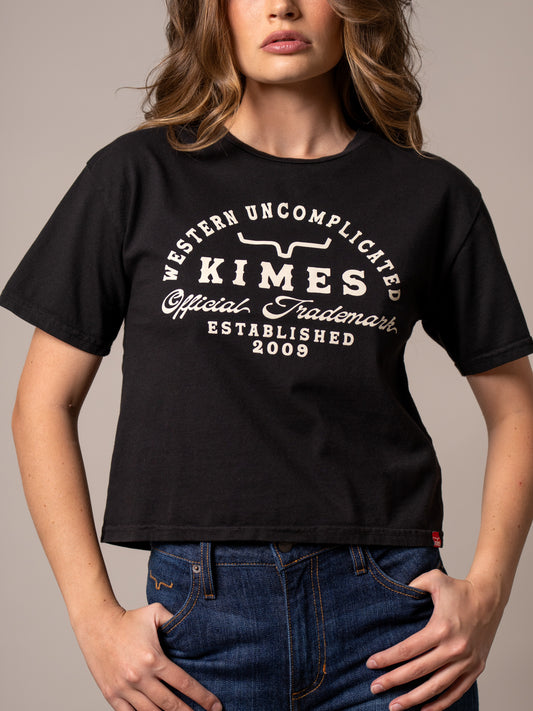 Ladies Heavy Text Tshirt