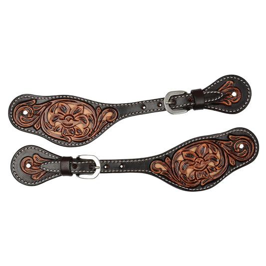 Multi-Toned Filigree Spur Straps