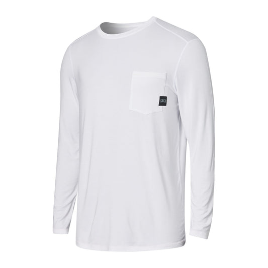 Saxx Mens Long Sleeve - White