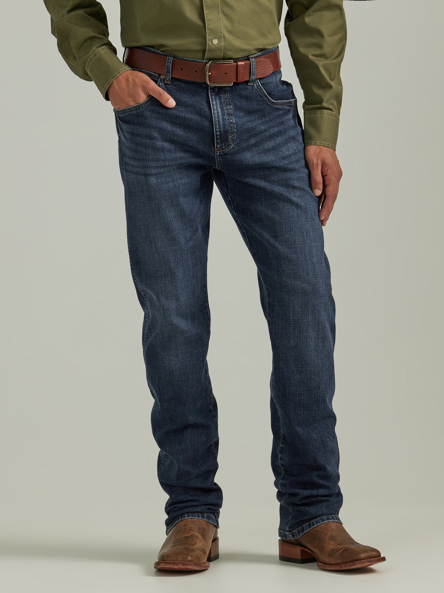 Mens Retro Slim Boot Cut Jeans