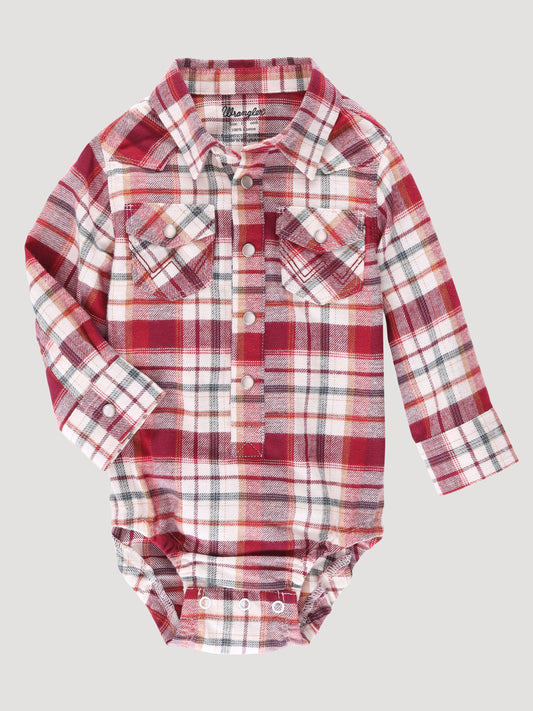 Baby Western Shirt - Red