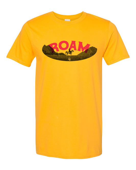 Roam Tee- Gold