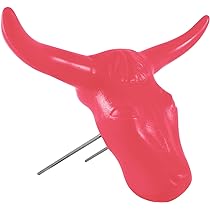 Pink Steer Head