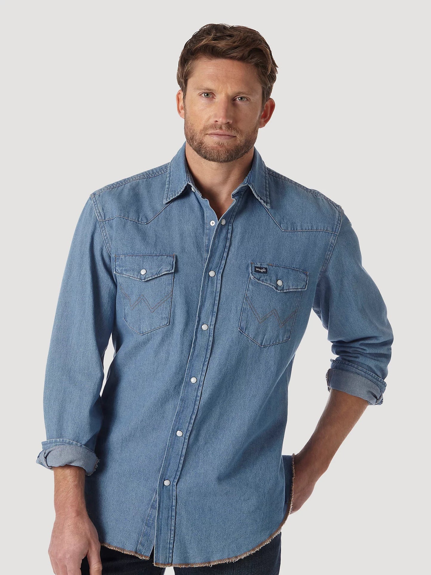 Men's Denim Western Shirt