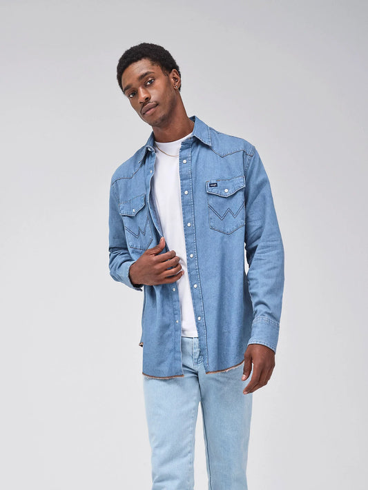 Men's Denim Western Shirt