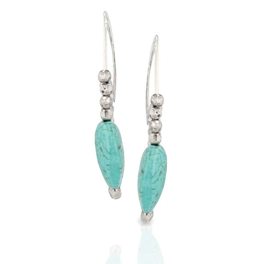 Turquoise Nugget Earrings