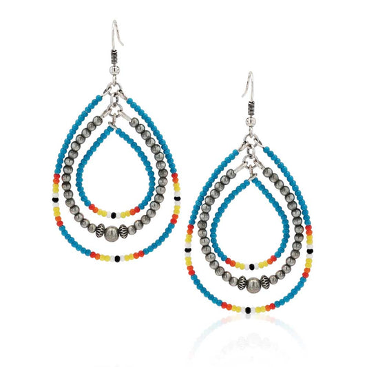 Southwest Sunrise Beaded Earrings