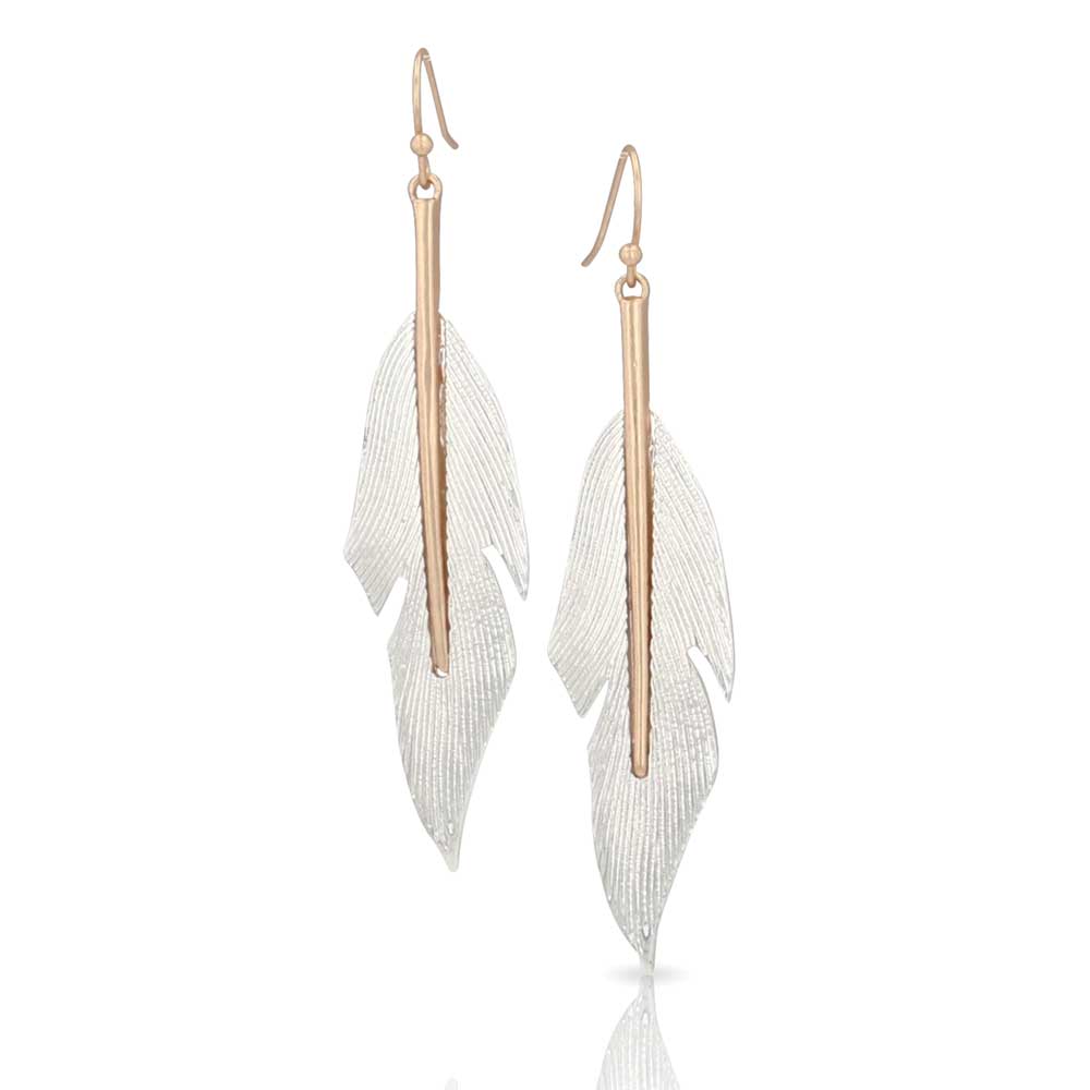 Feathers Descend Earrings