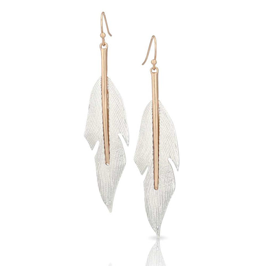 Feathers Descend Earrings