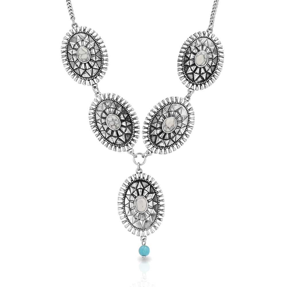 Shimmering Concho Necklace