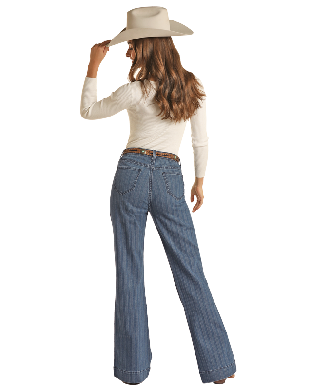 Ladies Pinstripe Trouser