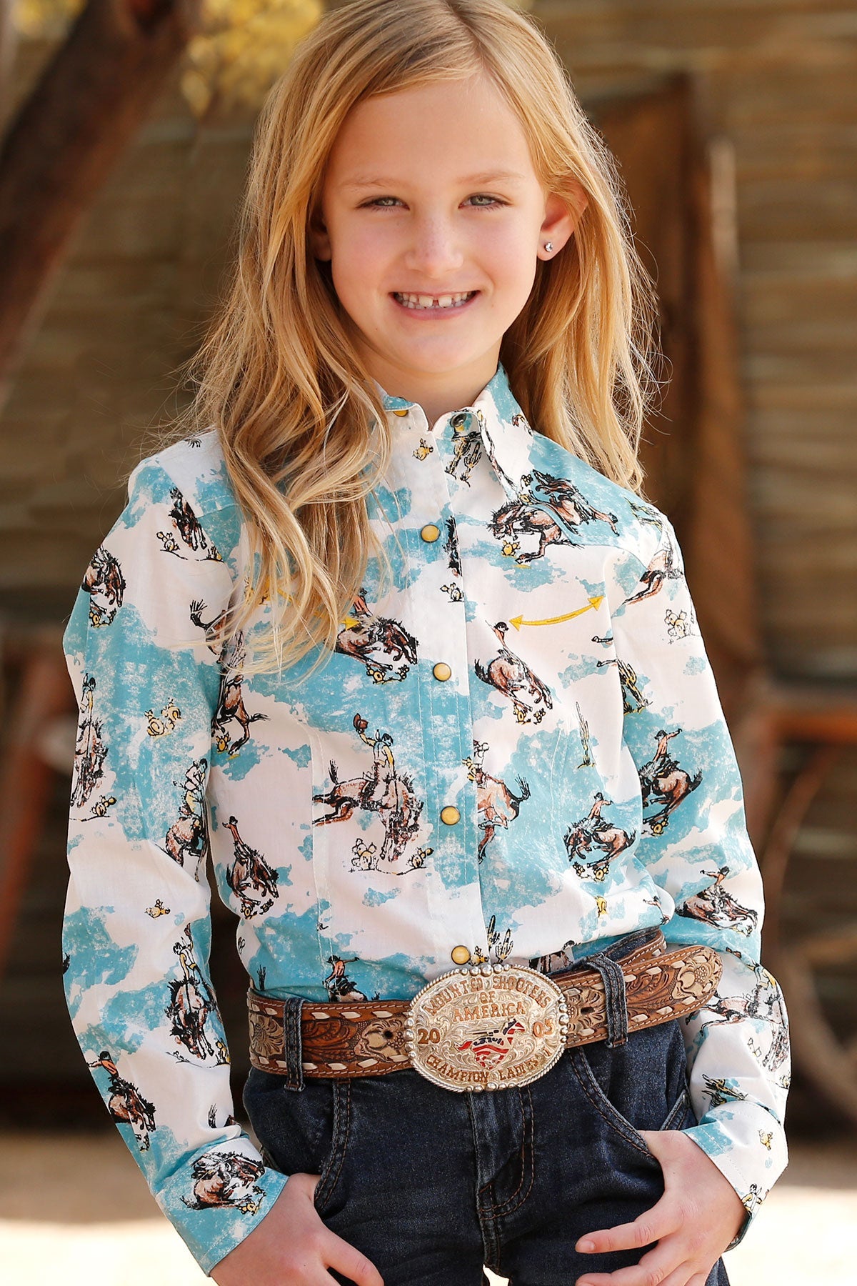 Girl's Western Shirt