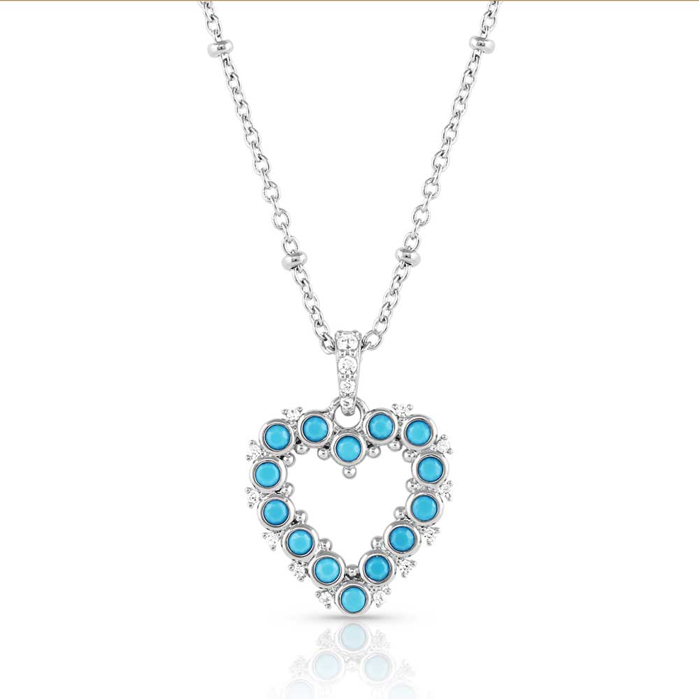 Deepest Love Blue Crystal Necklace