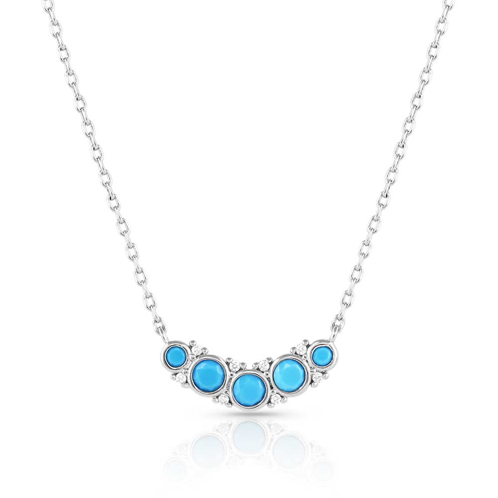 Blue Moon Crystal Necklace