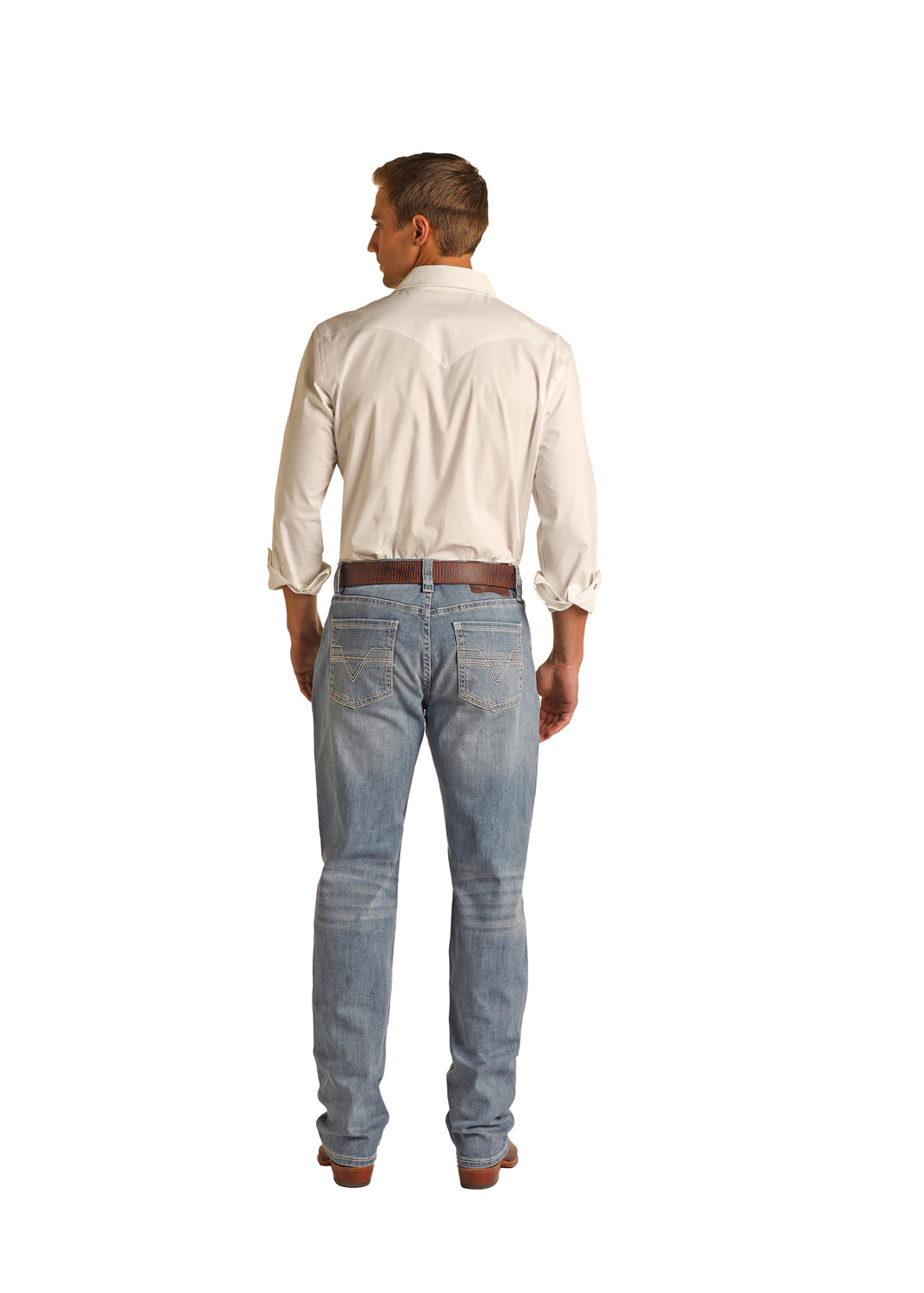 Men's Double Barrel Bootcut Jeans