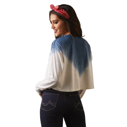 Ladies Howdy Ombre Top