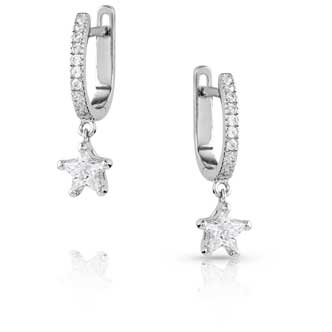 Catch A Falling Star Crystal Earrings