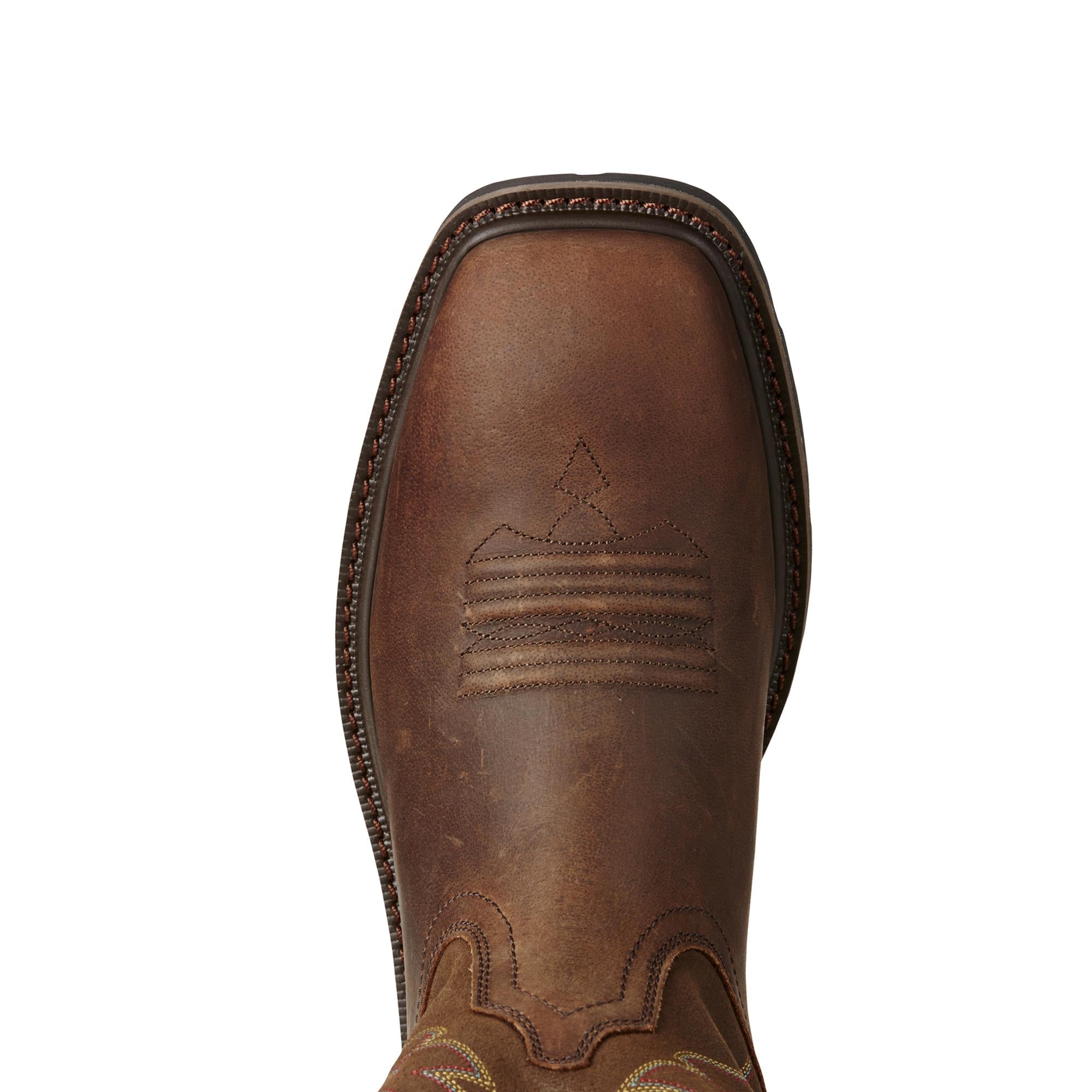 Groundbreaker Wide Square Toe Western Stockman