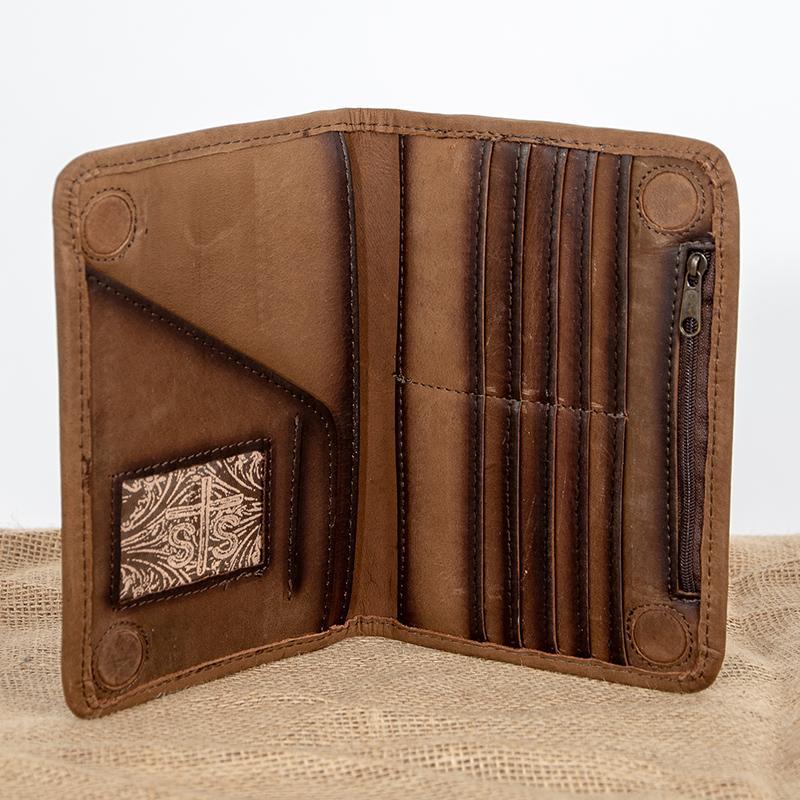 Magnetic Brown Wallet