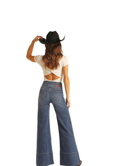 Ladies High Rise Flares