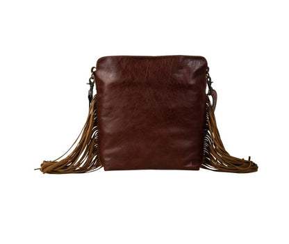 Artesia Way Fringed Hand-Tooled Bag