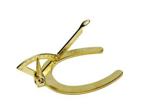 Brass Hoof Gauge