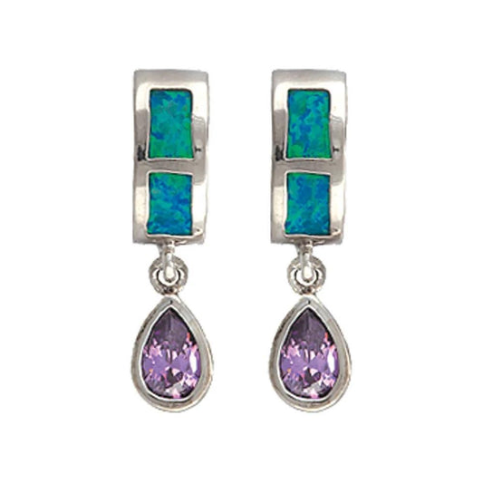 River Lights Purple Tears Earrings