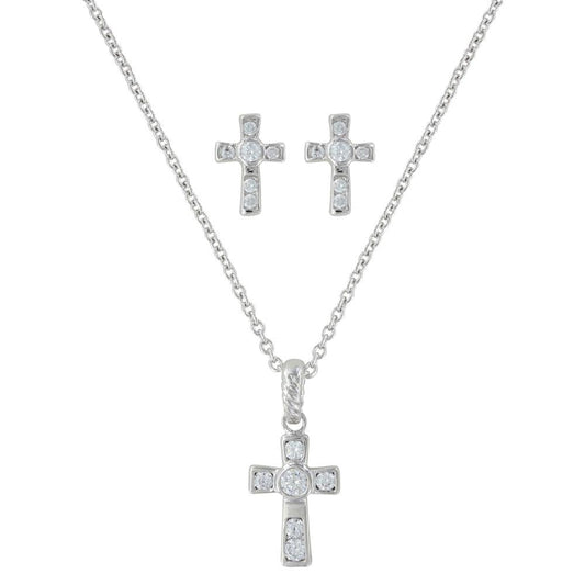 Dainty Cross Jewelry Set