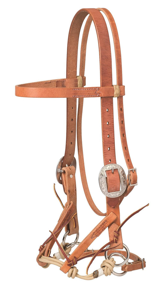 1" Herman Oak Bitless Bridle