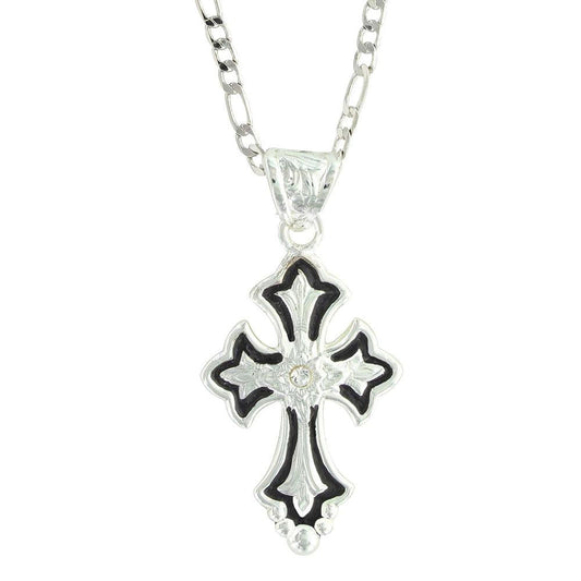 Cross Fleury Necklace