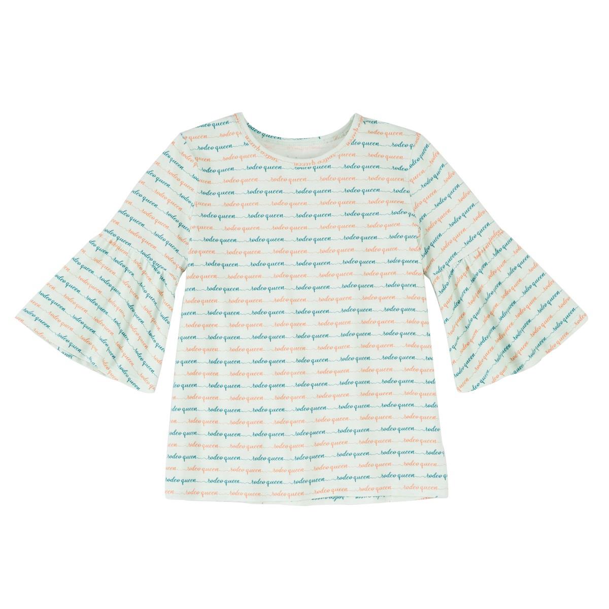 Girls Bell Sleeve Shirt