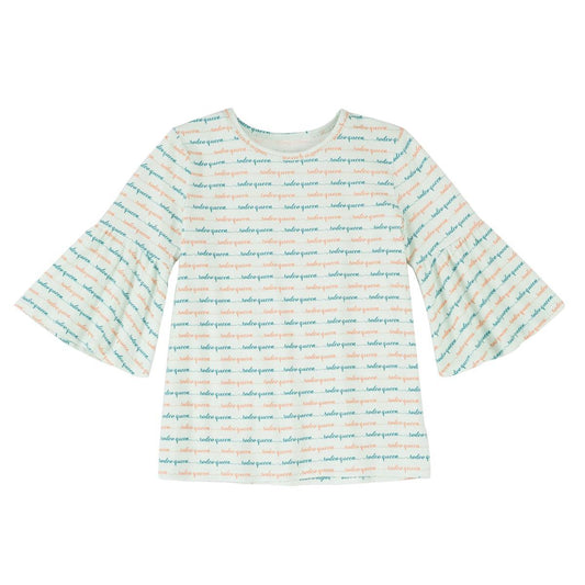 Girls Bell Sleeve Shirt