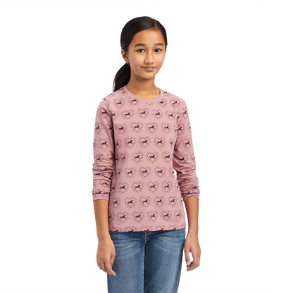 Girls Long Sleeve Western Shirt