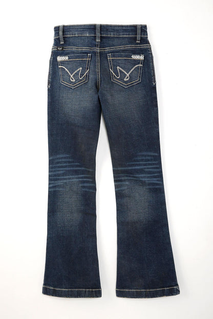 Girls Violet Jeans Bootcut