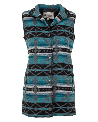 Ladies Stockyard Vest Turquoise