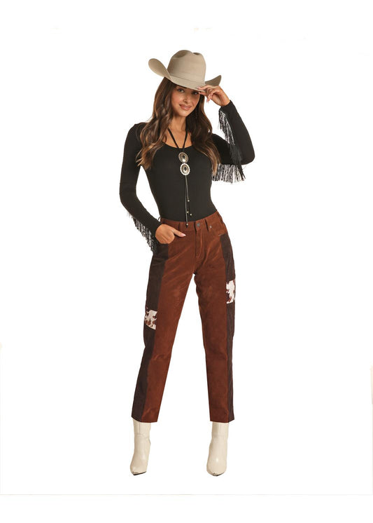 Ladies Straight Crop Pants