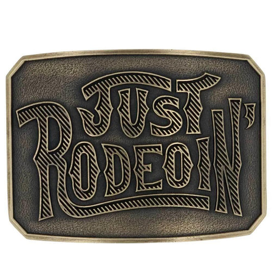 Dale Brisby Just Rodeoin' Attitude Belt Buckle