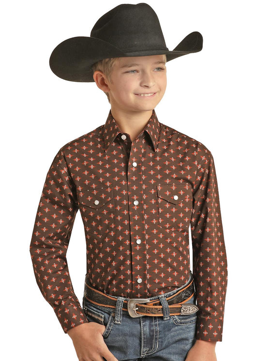 Boys Western Shirt