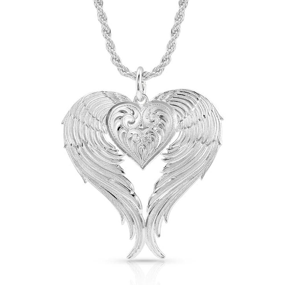 Winged Heart Necklace